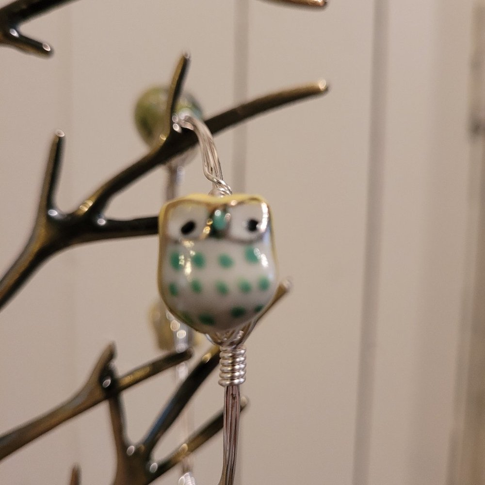 Owl Bracelet Silvertone